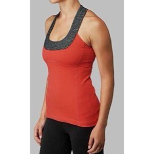 Lululemon Scoop Neck Tank Orange/Grey 8